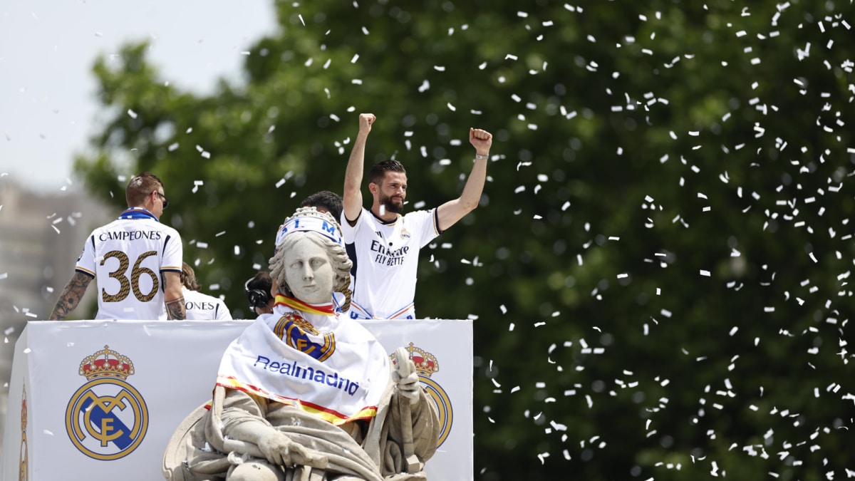 Así ha sido la celebración del 36º título de liga del Real Madrid en Cibeles