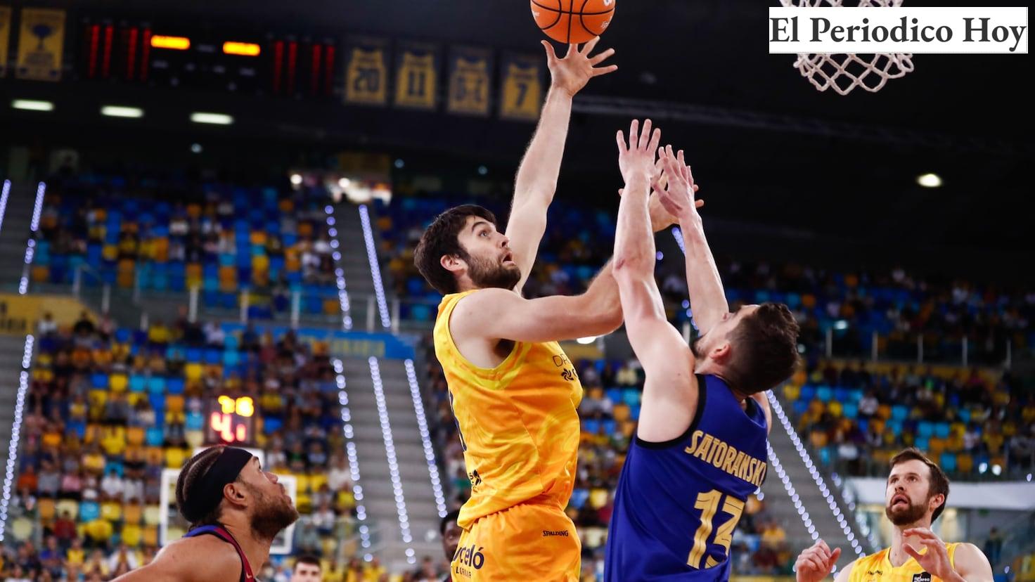 El Barça logra una emocionante victoria ante Gran Canaria (77-74)