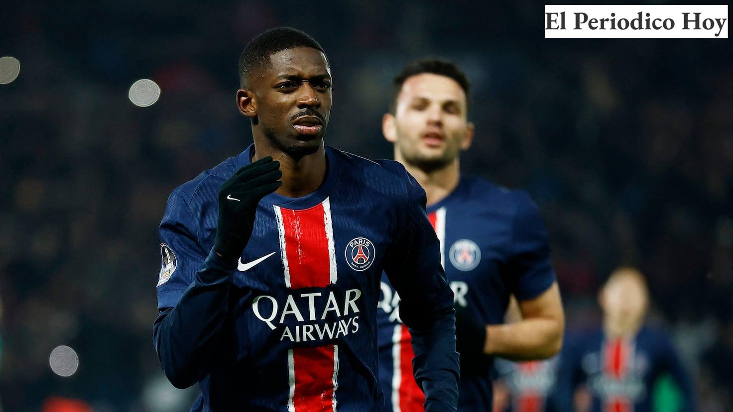 El PSG triunfa 2-1 ante Saint-Étienne: Dembélé brilla con un doblete