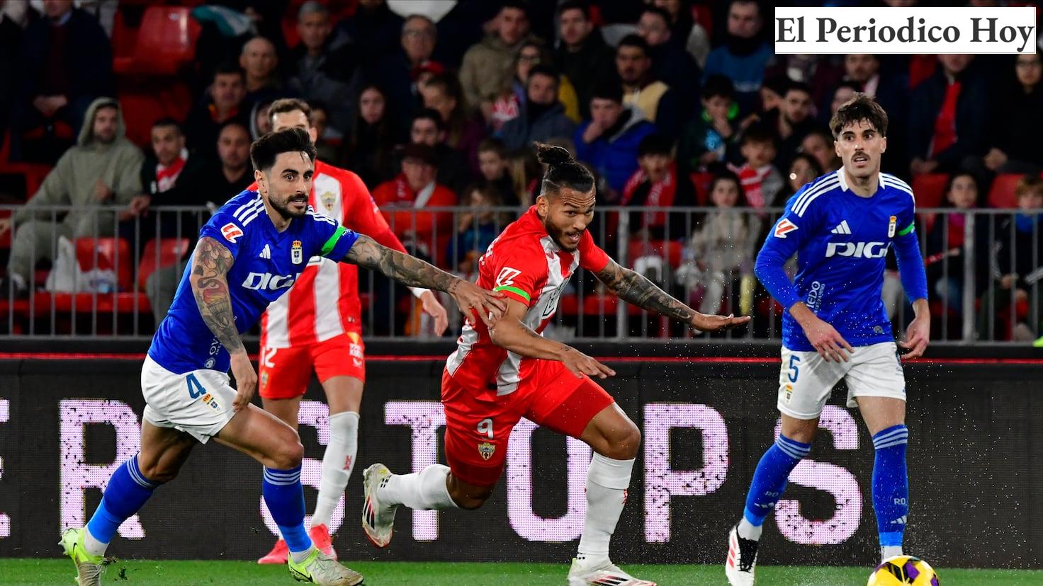 Almería y Real Oviedo empatan 1-1: un juego lleno de emoción en LaLiga Hypermotion